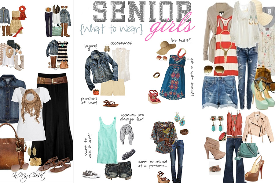 what to wear guide seniors portraits girls
